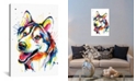 iCanvas Husky by Weekday Best Gallery-Wrapped Canvas Print - 40" x 26" x 0.75"